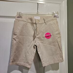 The Children's Place Girls Size 6 Uniform Stretch‎ Chino Shorts NWT